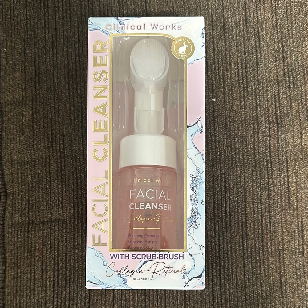 NIB Pink Cleanser & Exfoliant Skincare Essential